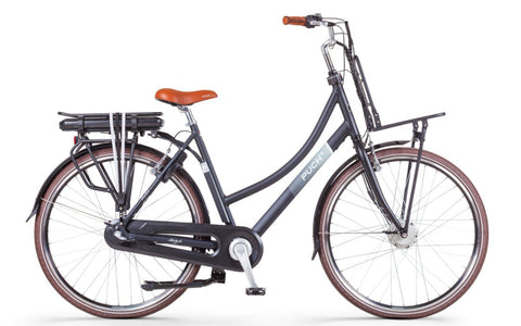 Puch E-Rock N3 Dames Mat Zwart 50cm M 2025